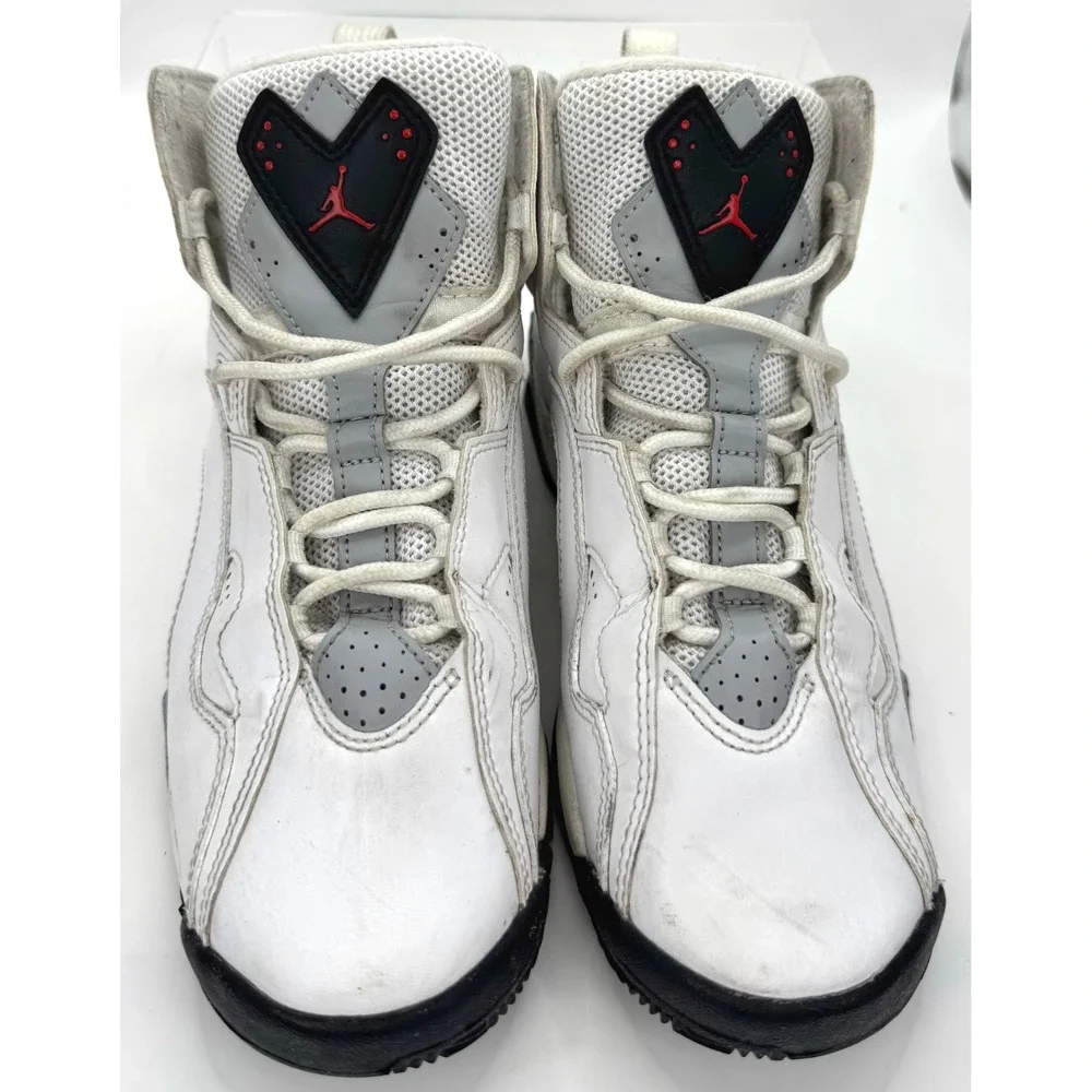 Jordan Flight True Flight GS 343795-121 White Red Black Sneakers 5.5Y/W Sz 7